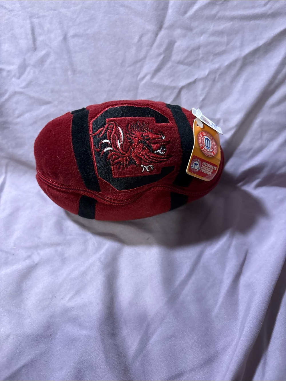 South Carolina Gamecocks Kids Plush Football Toy - Red